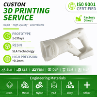 Service d'impression 3D OEM SLA SLS DLP haute précision, modèles en résine ABS PC couleur intégrale, services d'usinage de haute qualité, personnalisables