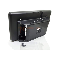 Boîtier pour carte Raspberry Pi 4B et écran tactile officiel Raspberry Pi 7 pouces (noir)