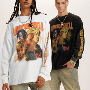 Wholesale Drop Shoulder Crewneck Sweatshirt Casual Regular Fit <b>Men</b> <b>Pullover</b> Fashion Street Style 100% Cotton Spring Eco-Friendly - Product Image 1