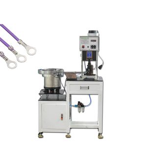 Semi Automatic Loose Lugs <b>Punch</b> <b>Machine</b> Uninsulated Ferrule Crimping <b>Machine</b> with Vibrate Plate Cable Lugs Feeding - Product Image 4