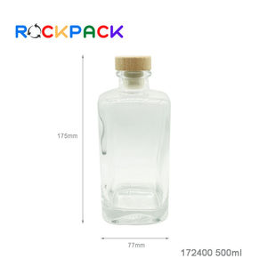 500ml échantillon gratuit bouteilles de jus de vin de bière en verre vide avec étiquette personnalisée - Product Image 6