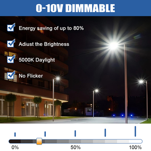 ไฟถนนกลางแจ้งแบบ LED สำหรับพื้นที่จอดรถ กำลังไฟ 200w 150w 100w มีสินค้าในสหรัฐอเมริกา - Product Image 4