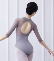 Gros Haute Qualité Femmes Adulte Adolescent Filles Sexy Yoga Gym Ballet De Danse Maille Justaucorps