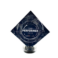 Récompenses acryliques d'usine réelles faisant personnaliser pour le trophée acrylique de mariage/Festival/jour spécial