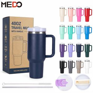 Vasos Personalizados de 30oz y 40oz, Termos al por Mayor, Vasos Aislados de Acero Inoxidable de 40oz con Asa para Viajes y Actividades al Aire Libre - Product Image 4