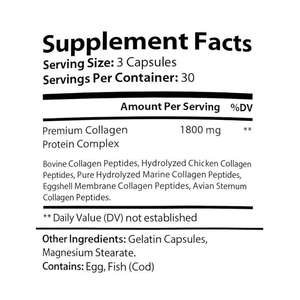 Cápsulas de Colágeno OEM, Péptidos Hidrolizados con Biotina, Complejo de Vitamina C, Glutamato, Suplemento Blanqueador, Cápsulas de Péptidos de Colágeno - Product Image 2