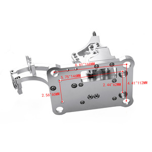 CRASTP Car Gear <b>Shift</b> <b>Knob</b> Base Mount Aluminum Alloy Adjustable For Honda K Series K20 K24 EK EG DC2 EF - Product Image 3