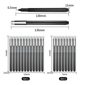 Set seni sketsa anak, pena gambar lembut, pena tinta portabel, sketsa Mini, perlengkapan seni - Product Image 4