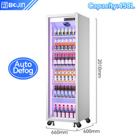 Réfrigérateur Commercial Personnalisé pour Boissons, Vitrine Réfrigérée en Verre et Refroidisseur de Boissons pour Café, Hôtel, Supermarché