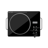 Cuisinière multifonctionnelle numérique à infrarouge Cuisinière électrique en céramique blanche Boîtier en acier inoxydable Batterie de fonctionnement néerlandaise