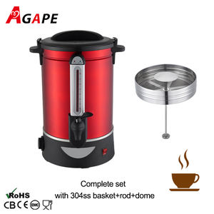 50 tasses top vente robinet facile meilleur <span class=keywords><strong>percolateur</strong></span> à café 10l restauration chaudière à eau chaude urne à thé café - Product Image 3