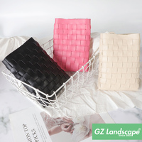 Essential Portefeuille pour téléphone portable Pochettes à bandoulière pour femmes Custom Vintage Soft Pu Leather Rope Macramé Kint Crochet Phone Bag