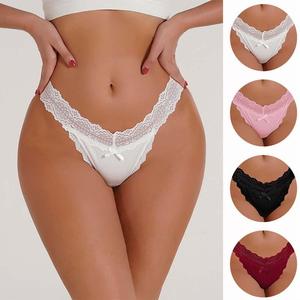 Prodotti di Tendenza: Perizoma a Vita Bassa Color Carne, Sexy per Ragazze, Bikini in Pizzo, Intimo a Stringa - Product Image 4