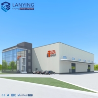 Almacén de Estructura de Acero Prefabricado de Alto Rendimiento para Logística de Cadena de Frío e Instalaciones de Almacenamiento a Gran Escala