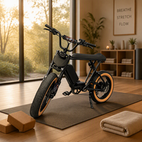 Vélo à neige électrique à suspension intégrale de haute qualité 2026, propulsé par un moteur à moyeu de 1000 W, batterie au lithium 52 V 20 Ah