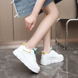 Nuevas Zapatillas Blancas Ligeras y Transpirables para Primavera, Verano y Otoño, con Plataforma Interna, Modernas, Casuales y Versátiles para Mujer - Product Image 3