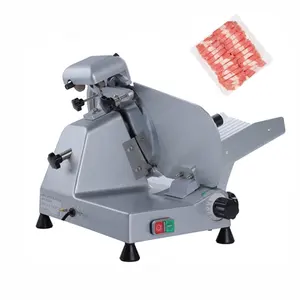 Easy Operation 240W 14kg Lamb Roll Slicer Frozen Meat Cutter Beef Mutton Cutting Slicing Machine