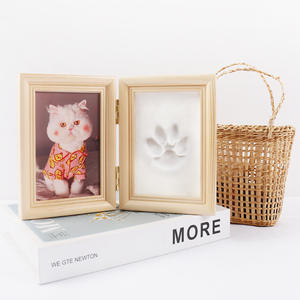 Support de Présentation en Bois Massif Fait Main pour Empreintes de Pattes d'Animaux – Cadeau Commémoratif DIY pour Chiens et Chats - Product Image 3