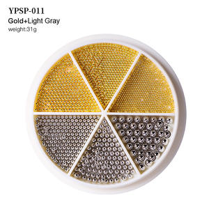6 rejillas <span class=keywords><strong>de</strong></span> tamaño mixto 0,8-1,5mm oro rosa plata 3D diseño uñas diamantes <span class=keywords><strong>de</strong></span> imitación pequeñas cuentas <span class=keywords><strong>de</strong></span> <span class=keywords><strong>caviar</strong></span> <span class=keywords><strong>de</strong></span> acero para manicura decoración DIY - Product Image 6