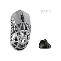 Souris de jeu sans fil WLMOUSE Beast X Series en alliage de magnésium, légère et ajourée, 8000Hz PAW3950HS, souris de jeu FPS E-Sports