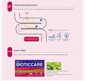 قطع مسحوق بديل للوجبات الباردة المضغوطة من الشركة الأصلية خلاصة نباتية مكمل لفقدان الوزن يمتص الدهون يقلل من كمية الطعام زجاجة الرقبة - Product Image 5