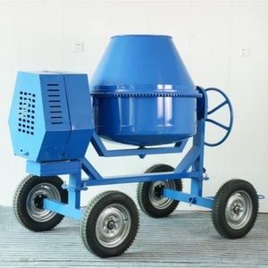 Mélangeur portable, mélangeur de mortier efficace, machine à mélanger les semences et le béton, mélangeur de boue vertical miniature alimenté par moteur à essence ou diesel - Product Image 1