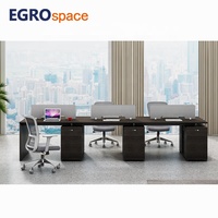 EGROspace Project Cases Meubles modulaires en forme de l Bureau ouvert en mélamine Bureau de travail