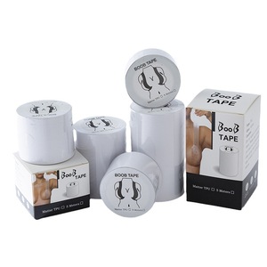Bande adhésive pour lifting des seins Naduan 5cmx5m, ultra-fine, en TPU, imperméable, respirante, jetable, transparente, pour soutiens-gorge - Product Image 3