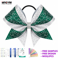 Grands nœuds de cheerleading personnalisés de 7 pouces à double couche pour l'école |   Faible MOQ, fabrication OEM, livraison rapide directe d'usine