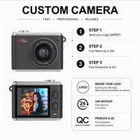 Meilleur appareil photo numérique 2,5K 64MP avec écran IPS 1,4 pouces, zoom 16X, enregistreur vidéo multilingue pour contenu sur les réseaux sociaux et vlog
