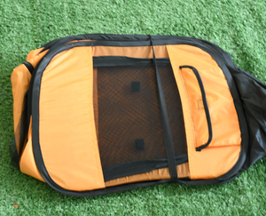 LVXIANDA Patented Double Rooms Dog Playpen Portable Foldable Nylon Sport Cage Six Sides Solid Pattern <strong>Kennel</strong> Outdoor Use - Product Image 6