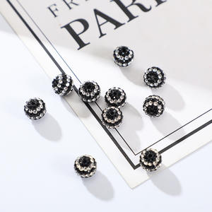 Cuentas de Lucite de 10 mm a Granel, Rayadas, Hechas a Mano, de Alta Calidad, de Colores Mezclados, para Accesorios de Joyería - Product Image 1