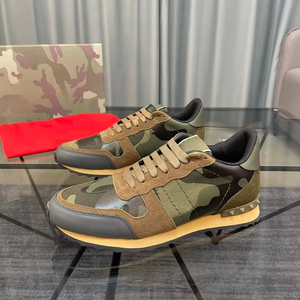 Zapatos de Cuero Genuino de Diseño de Lujo, Zapatos Deportivos Modernos para Hombre, Zapatillas de Moda con Suela Gruesa, Zapatos Casuales para Correr - Product Image 3