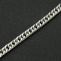 2025 mode plaqué or en acier inoxydable chaîne cubaine collier pour hommes Hip Hop Style coeur motif chrétien symbole en gros