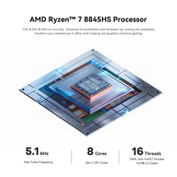 2024 nouveau Beelink SER8 Mini PC jeu PC puissant AI PC avec AMD R7 8845HS 32G DDR5 1 to NVME PCIe4.0 SSD 2.5Gbps ordinateur de bureau