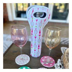 Bolsa Enfriadora de Vino de Neopreno Personalizada de Alta Calidad, Porta Botellas Protector para una Botella, Ideal para Botellas de Champán, Regalo Promocional - Product Image 5