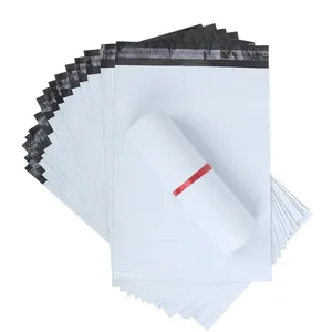 핫 세일 고품질 변조 증거 플라스틱 우편 봉투 포장 배송 가방 화이트 폴리 우편 가방 공급 업체