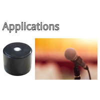 Capsule de microphone dynamique unidirectionnelle pour scène et chant, 500 ohms