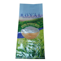 Sac tissé en polypropylène personnalisé avec logo imprimé pour riz, maïs, farine, 5kg, 10kg, 25kg, 50kg