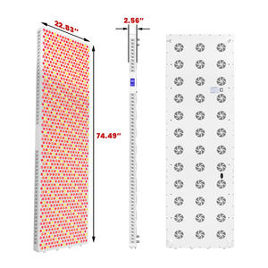 หลอดไฟบำบัดอินฟราเรดแบบเต็มตัว ความเข้มแสงสูง 5 วัตต์ ชิปคู่ 590 นาโนเมตร 940 นาโนเมตร ไฟ LED บำบัดด้วยแสงสีแดง - Product Image 4