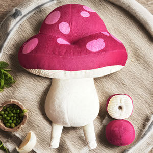 Jouet de marche personnalisé Kawaii champignon pour bébé jouets en <span class=keywords><strong>peluche</strong></span> personnalisés animal en <span class=keywords><strong>peluche</strong></span> pour enfants oreiller en <span class=keywords><strong>peluche</strong></span> champignon - Product Image 2