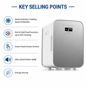 Venta Directa de Fábrica, Mini Refrigerador Portátil para Auto de 13.5L/20L, Refrigerador Pequeño para el Hogar y Hoteles, Producto Más Vendido - Product Image 2