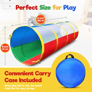 Túneles de Juego Personalizados con Laterales Transparentes, Túnel de Juego Plegable para Bebés, Unisex, Portátil, para Niños - Product Image 2