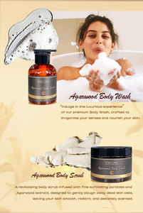 YOGI CARE Gommage au parfum biologique longue durée Gommage corporel au bois d'agar pour le quotidien - Product Image 3