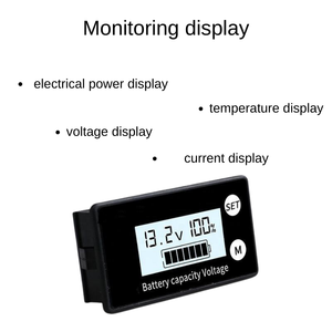 Không thấm nước DC 8V-100V LCD xách tay 12 Volt Pin mét pin công suất điện áp chỉ số - Product Image 5