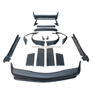 Auto-Tuning-Teile für Benz W201 190E Upgrade EVO FRP Breitbau-Kit für Mercedes C-Klasse Frontstoßstange Heckspoiler Seitenschweller - Product Image 4