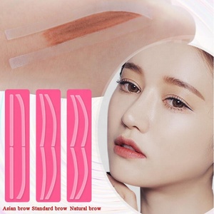 <strong>Eyebrow</strong> microblading ruler disposable <strong>sticker</strong> microblading hand tools wholesale silicone different shape - Product Image 2