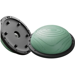 High Quality Balance Ball Trainer with Resistance <b>Bands</b> and Foot Pump Inflatable Yoga Ball for Home Gym Yoga <b>Workouts</b> Exercise - Product Image 2
