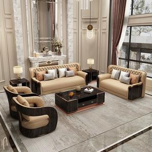 <span class=keywords><strong>Moderno</strong></span> lussuoso soggiorno mobili a due posti tre posti quattro posti divano in pelle set <span class=keywords><strong>completo</strong></span> mobili da soggiorno - Product Image 3