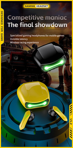 E-thể thao cho Bluetooth TWS chơi game tai nghe không dây trong tai với JL chipset độ trễ thấp cuộc sống lâu dài đầy màu sắc LED hiển thị kỹ thuật số MOD - Product Image 4